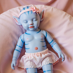Avatar Full Silicone Reborn Doll for sale USA - FULL solid platinum silicone, anatomically correct & feel just like a real baby for sale in USA