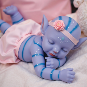 Avatar Full Silicone Reborn Doll for sale USA - FULL solid platinum silicone, anatomically correct & feel just like a real baby for sale in USA