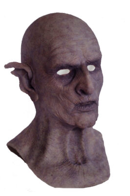 Full-face vampire silicone mask handcrafted with ultra-realistic textures and expression
