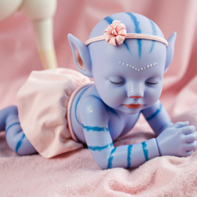 Avatar Full Silicone Reborn Doll for sale USA - FULL solid platinum silicone, anatomically correct & feel just like a real baby for sale in USA