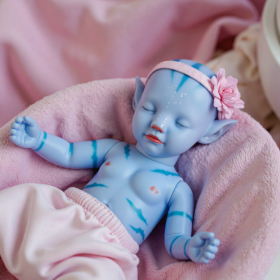 Avatar Full Silicone Reborn Doll for sale USA - FULL solid platinum silicone, anatomically correct & feel just like a real baby for sale in USA