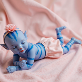 Avatar Full Silicone Reborn Doll for sale USA - FULL solid platinum silicone, anatomically correct & feel just like a real baby for sale in USA