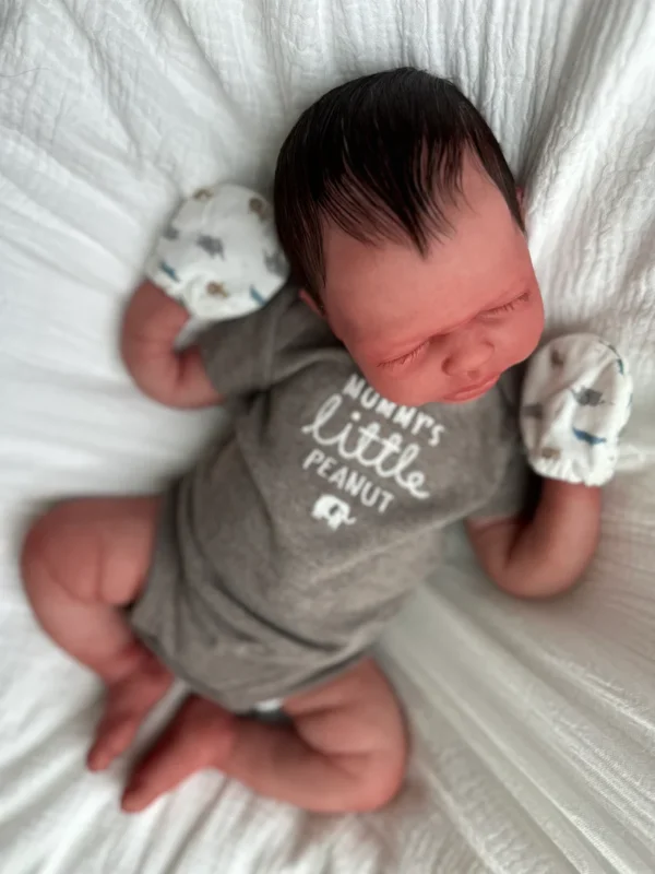 This is baby OLIVER! hand sculpted, poured, painted and rooted into pure cuddle perfection